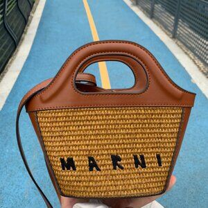 ✨ Women's Rare Marni Mini Shoulder Bag Handbag - Brand New with Dust Bag! ✨Brown